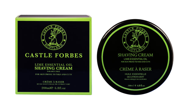 Castle Forbes Shaving Cream 200ml - Lime Essential Oil
